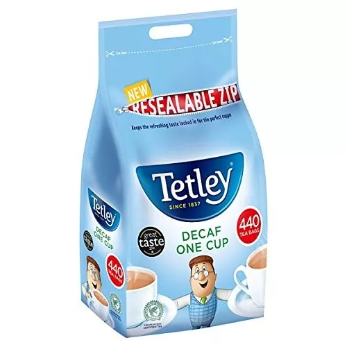 TETLEY ONE CUP DECAFFEINATED TEA BAGS BEST PRICE